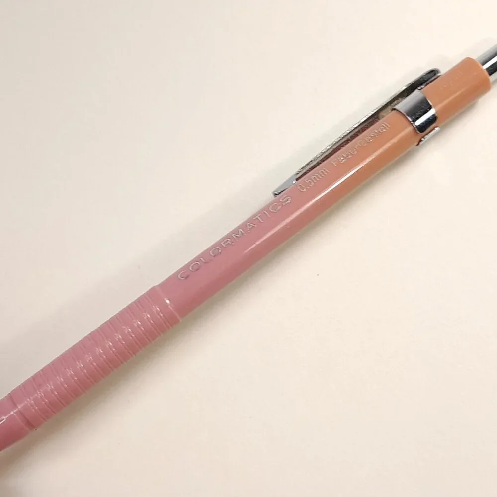 Vintage‎ Faber Castell Colormatics Mechanical Pencil light dusty pink Japan